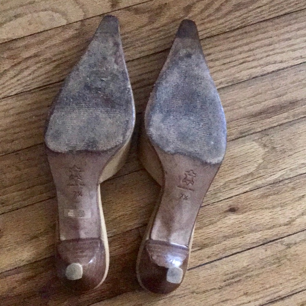 Kenneth Cole Vero Cuoio Size 7.5 Heels - Picture 3 of 4